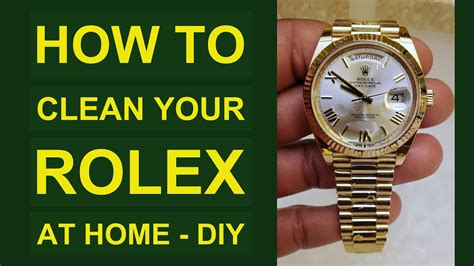 how to clean rolex watch.